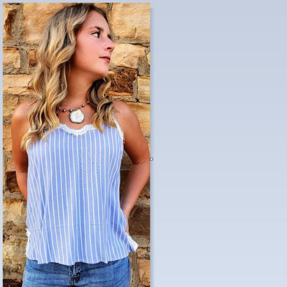 Main Strip Brand - Stripe Cami Top